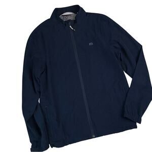 Travis Mathew Men's Full Zip Golf Jacket with Pineapple Print Mesh Lining Small